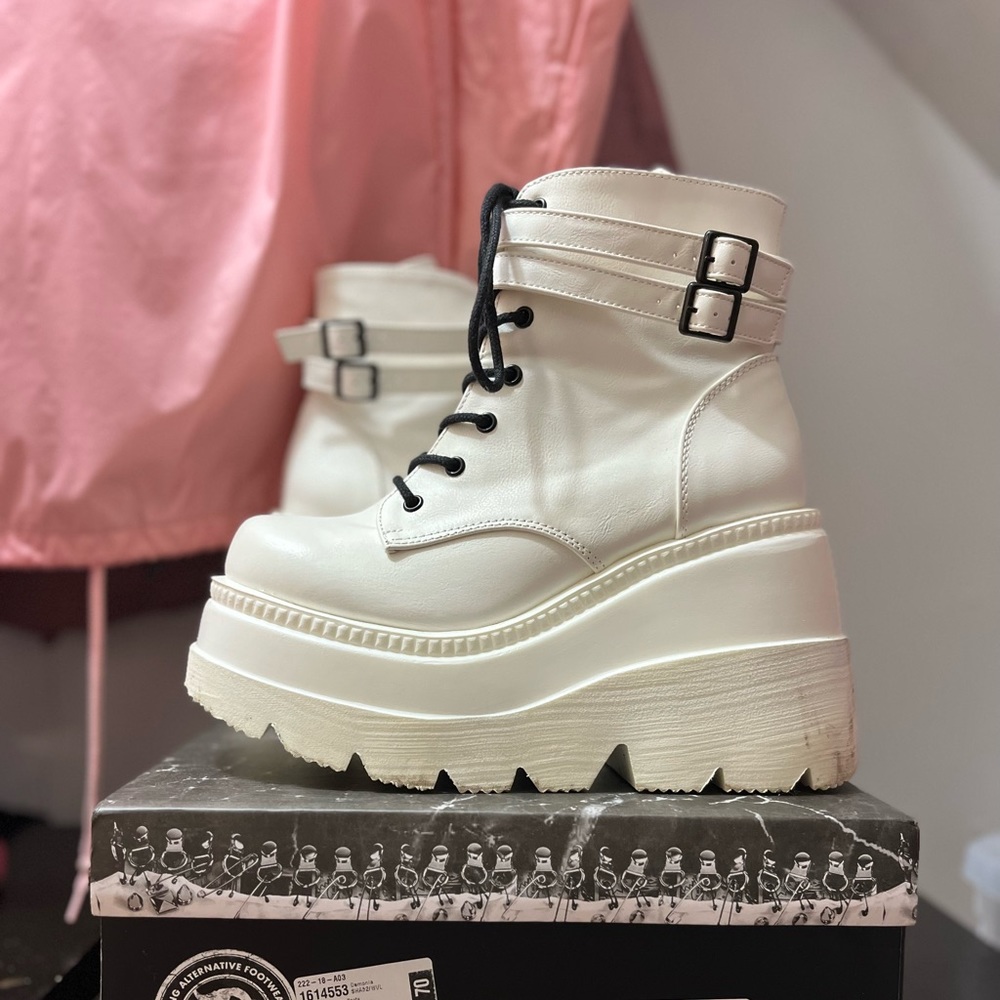 Dolls Kill Vegan Leather Talk Boots